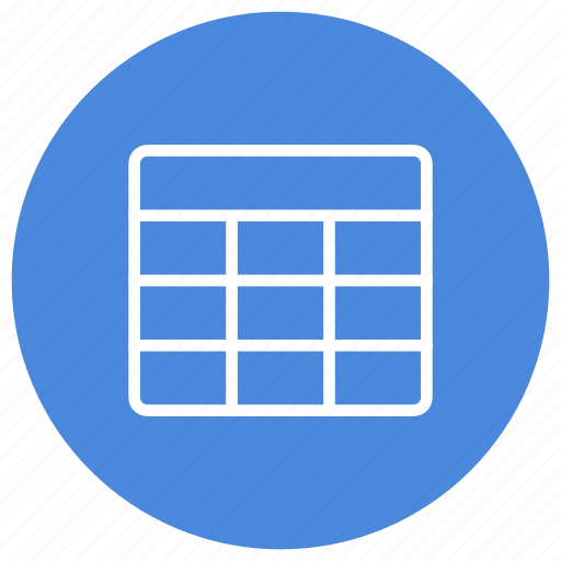 Cells, create, new, table, blank, document, file icon - Download on Iconfinder