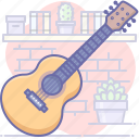 guitar, music