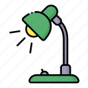 desk, desk lamp, furniture, illumination, lamp, light