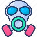 bio, gas, hazard, mask, poison, pollution