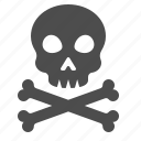 bones, danger, death, pirate, poison, skeleton, skull