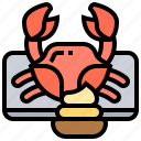 cooked, crab, crustacean, cuisine, seafood