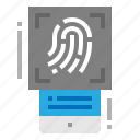 finge, fingerprint, scan, security