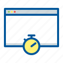 browser, clock, efficiency, stopwatch