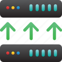 connection up, database, hardware, hosting, modem, server, storage