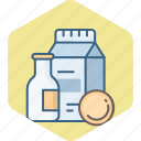 beverages, bottle, milk, drink