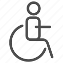 chair, disability, disabled, handicap, sign, wheelchair