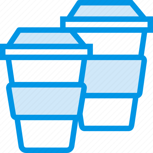 Coffee, cups, drink, hot, shop icon - Download on Iconfinder