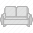 belongings, couch, furniture, households, seated