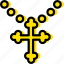 church, pray, religion, yellow 