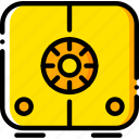 safe, safebox, safety, security, yellow