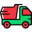 dump, transport, truck, vehicle 