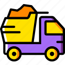 dump, transport, truck, vehicle