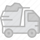 dump, transport, truck, vehicle