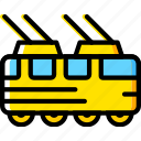 tram, transport, vehicle