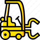 forklift, transport, vehicle