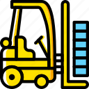 forklift, transport, vehicle