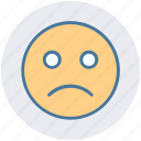 bemused face, emoticons, eyebrows, furrow, sad, smiley, upset