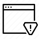 alert, application, interface, warning, window