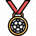 award, competition, football, medal, prize, soccer, sport