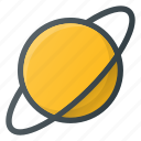 planet, ring, saturn, solar, space, system