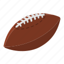 american, ball, brown, football, oval, rugby, sport