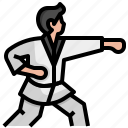 karate, kimono, judo, martial, arts, sports