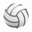 ball, glossy, sports, volleyball