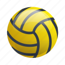 ball, glossy, sports, water sports, waterpolo, water