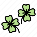 clover, luck, leaf, four, fortune, spring