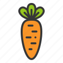 carrot, nature, spring, vegetable, food