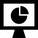 chart, monitor, pc, pie, diagram, report, statistics