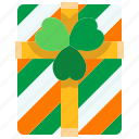 gift, present, box, party, st, patricks, day