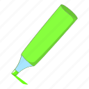 cartoon, green, marker, object