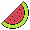 beach, fruit, melon, summer, water