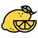 lemon, fruit, food, healthy, natural