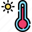 celcius, control, heat, medical, sun, temperature, thermometer 