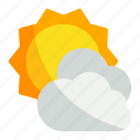 sun, summer, weather, sunny, cloud, cloudy