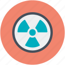 danger, nuclear, radiation, radioactivity symbol, toxic