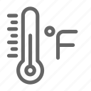 fahrenheit, forecast, temperature, thermometer, weather