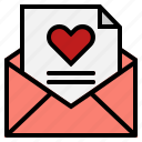 envelope, heart, letter, love