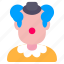 clown, smileys, silly, carnival, costume 