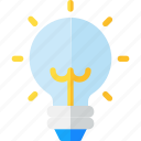 bulb, idea, light