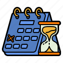 business, hourglass, time, deadline, date, calendar, menagement