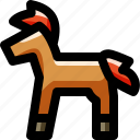 animal, baby, child, horse, kid, pony, toy