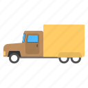 city truck, transportation, truck, truck with container, vehicle