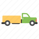 city truck, transportation, truck, truck with container, vehicle