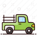 pickup, transport, truck, vehicle