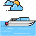 boat, ship, speed boat