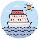 ship, travel, vacation, trip, tourism, holiday